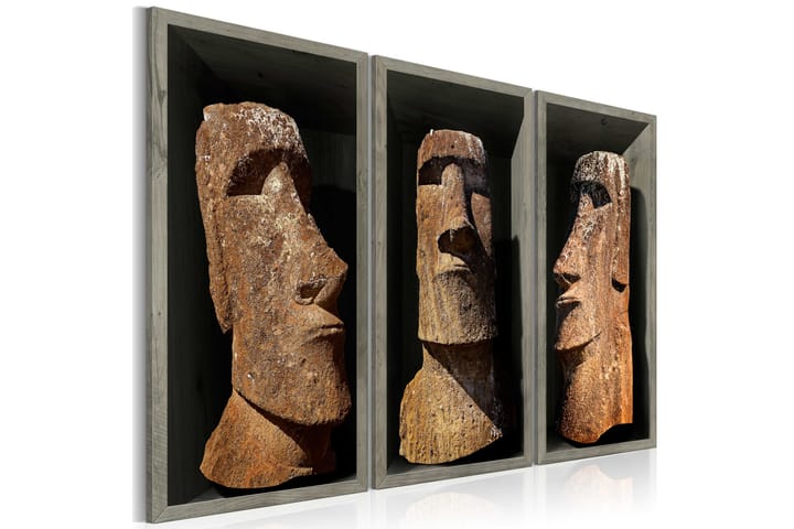 Taulu Moai Easter Island 120x80 - Artgeist sp. z o. o. - Canvas-taulu - Seinäkoristeet