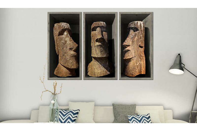 Taulu Moai Easter Island 90x60 - Artgeist sp. z o. o. - Sisustustuotteet - Taulu & taide - Canvas-taulu