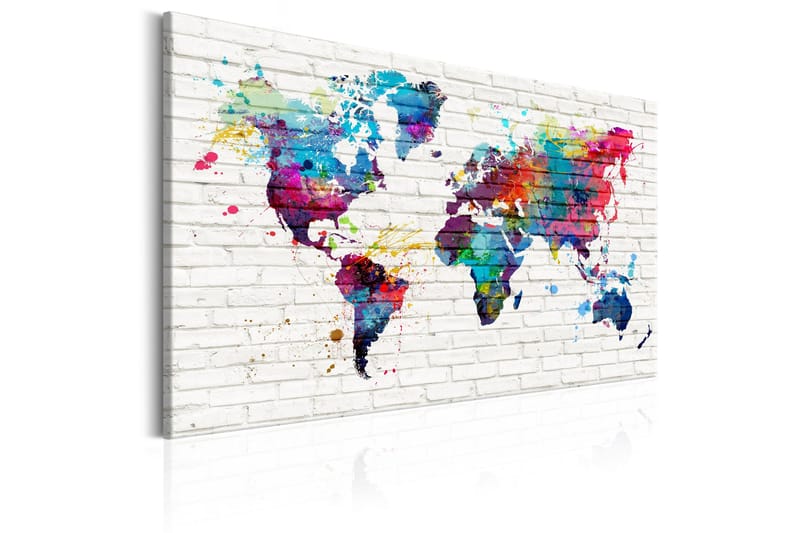 Taulu Modern Style: Walls of the World 120x80 - Artgeist sp. z o. o. - Sisustustuotteet - Taulu & taide - Canvas-taulu