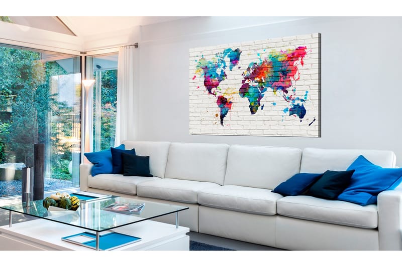 Taulu Modern Style: Walls of the World 90x60, Artgeist sp. z o. o.