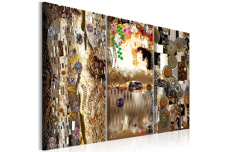Taulu Mom With Child 3 Parts 90x60, Artgeist sp. z o. o.