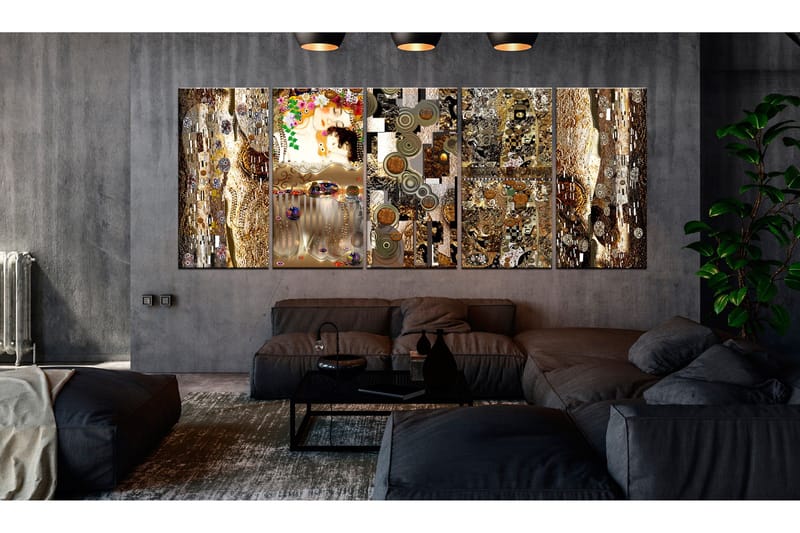 Taulu Mom With Child 5 Parts Narrow 225x90 - Artgeist sp. z o. o. - Sisustustuotteet - Taulu & taide - Canvas-taulu