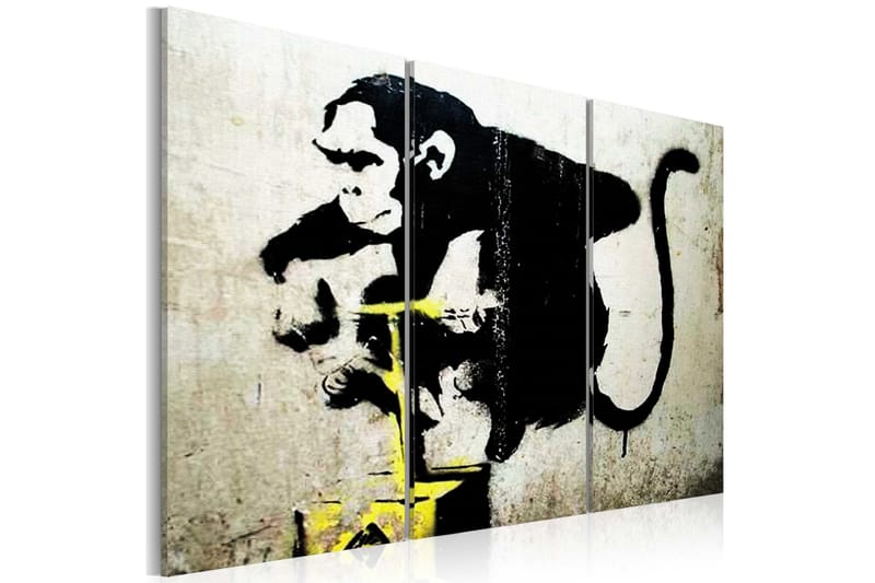 Taulu Monkey Tnt Detonator By Banksy 90x60 - Artgeist sp. z o. o. - Sisustustuotteet - Taulu & taide - Canvas-taulu