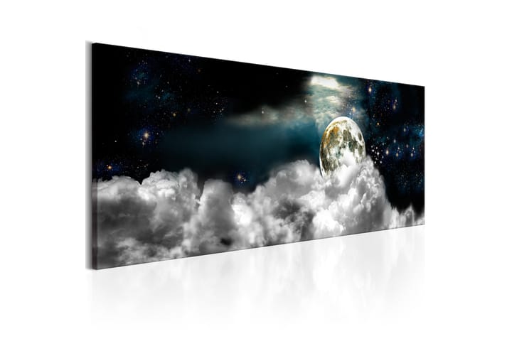 Taulu Moon In The Clouds 120x40 - Artgeist sp. z o. o. - Canvas-taulu - Seinäkoristeet