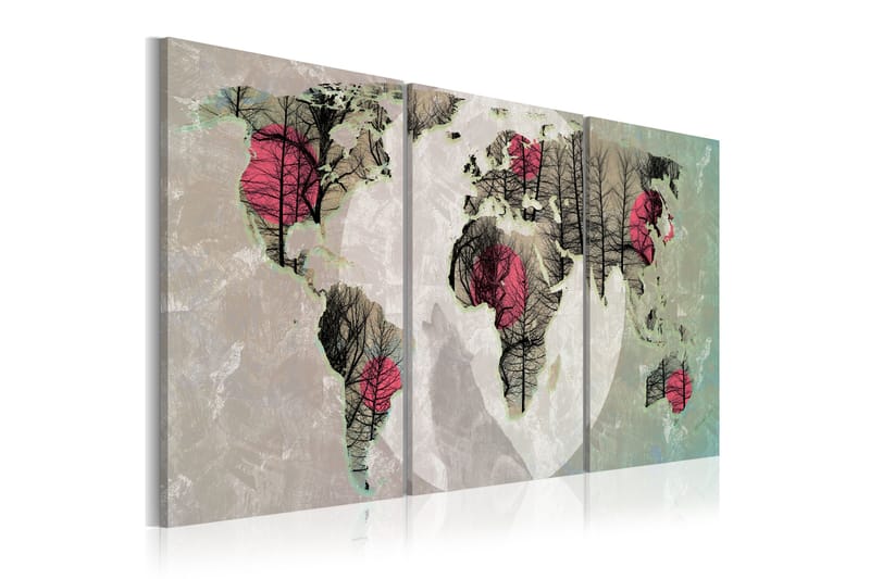 Taulu Moonlight Map 120x60, Artgeist sp. z o. o.
