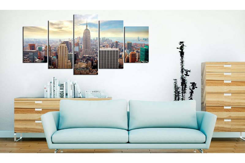 Taulu Morning In New York City 200x100 - Artgeist sp. z o. o. - Sisustustuotteet - Taulu & taide - Canvas-taulu