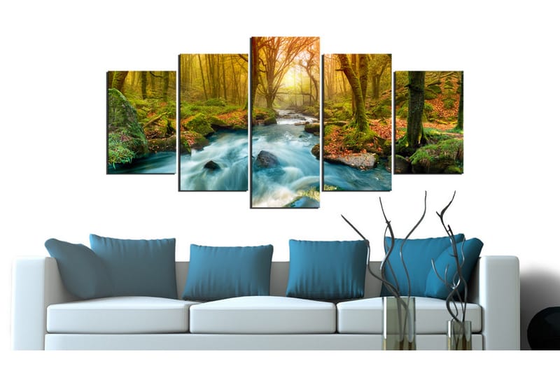 Taulu Morning On The River 200x100 - Artgeist sp. z o. o. - Sisustustuotteet - Taulu & taide - Canvas-taulu