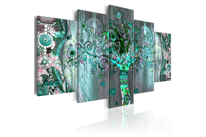 Taulu Mosaic Tree 100x50 - Artgeist sp. z o. o. - Canvas-taulu - Seinäkoristeet