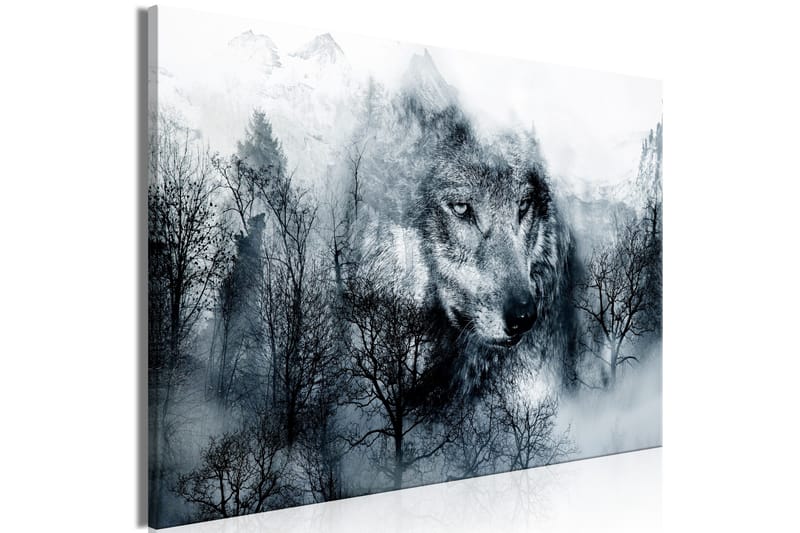 Taulu Mountain Predator Wide Black and White 120x80 - Artgeist sp. z o. o. - Sisustustuotteet - Taulu & taide - Canvas-taulu