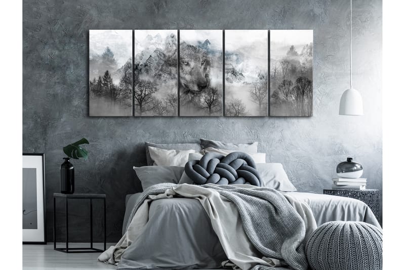 Taulu Mountain Predator 5 Parts Narrow 225x90 - Artgeist sp. z o. o. - Sisustustuotteet - Taulu & taide - Canvas-taulu