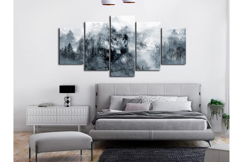 Taulu Mountain Predator 5 Parts Wide 100x50 - Artgeist sp. z o. o. - Sisustustuotteet - Taulu & taide - Canvas-taulu