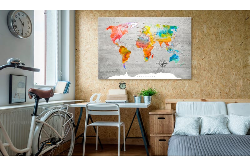Taulu Multicolored Travels 120x80, Artgeist sp. z o. o.