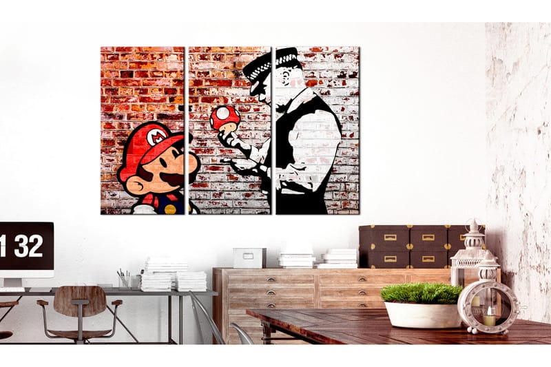 Taulu Mural On Brick 90x60 - Artgeist sp. z o. o. - Sisustustuotteet - Taulu & taide - Canvas-taulu