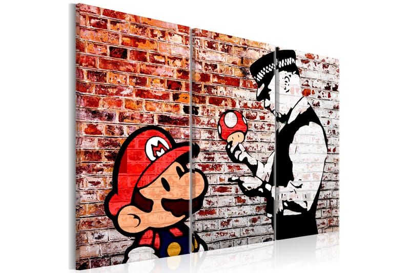 Taulu Mural On Brick 90x60, Artgeist sp. z o. o.