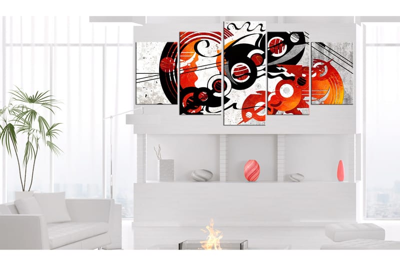 Taulu Music Creations 5 Parts Wide 200x100 - Artgeist sp. z o. o. - Sisustustuotteet - Taulu & taide - Canvas-taulu