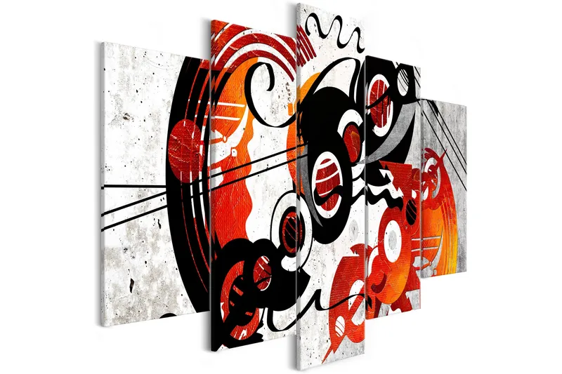 Taulu Music Creations 5 Parts Wide 200x100, Artgeist sp. z o. o.