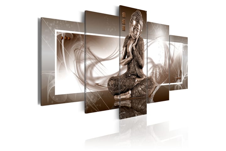 Taulu Musing Buddha 100x50 - Artgeist sp. z o. o. - Canvas-taulu - Seinäkoristeet