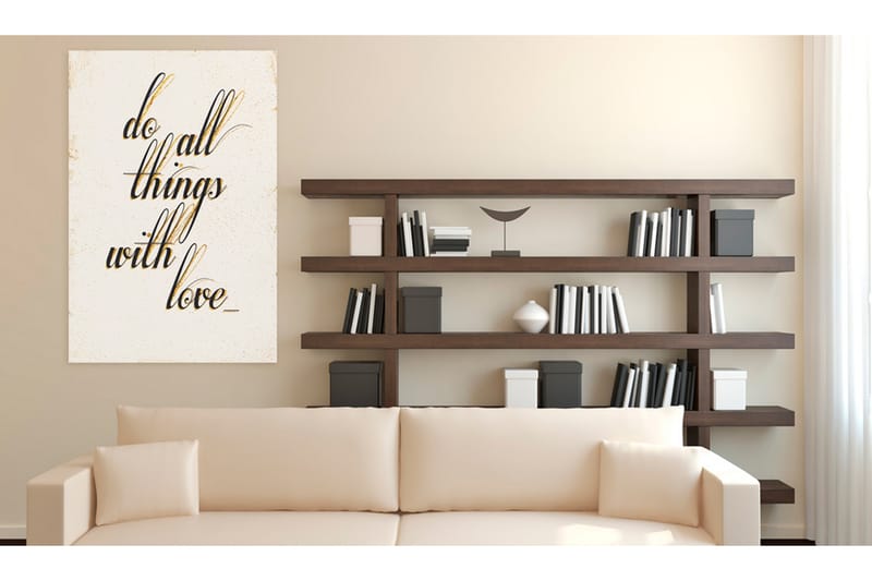 Taulu My Home: Things with love 80x120 - Artgeist sp. z o. o. - Sisustustuotteet - Taulu & taide - Canvas-taulu
