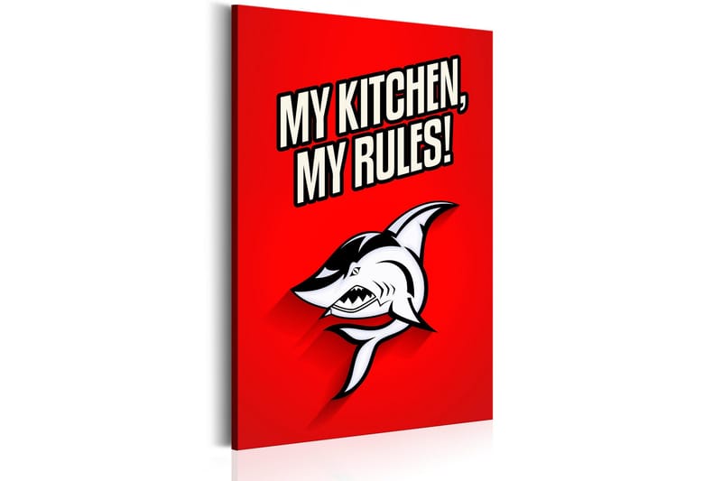 Taulu My kitchen, my rules! 40x60 - Artgeist sp. z o. o. - Sisustustuotteet - Taulu & taide - Canvas-taulu