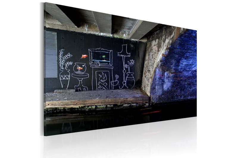 Taulu My Own Piece Of Floor Banksy 60x40 - Artgeist sp. z o. o. - Sisustustuotteet - Taulu & taide - Canvas-taulu