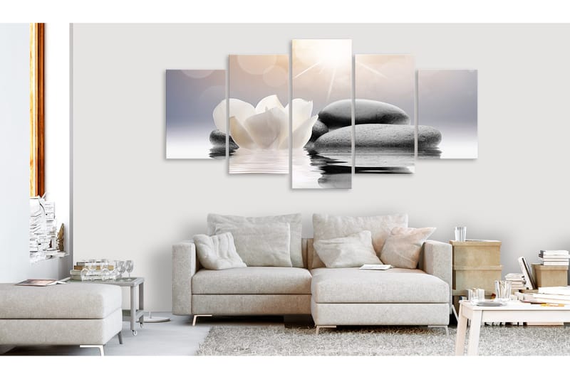 Taulu Natural Lightness 5 Parts Wide 200x100 - Artgeist sp. z o. o. - Sisustustuotteet - Taulu & taide - Canvas-taulu