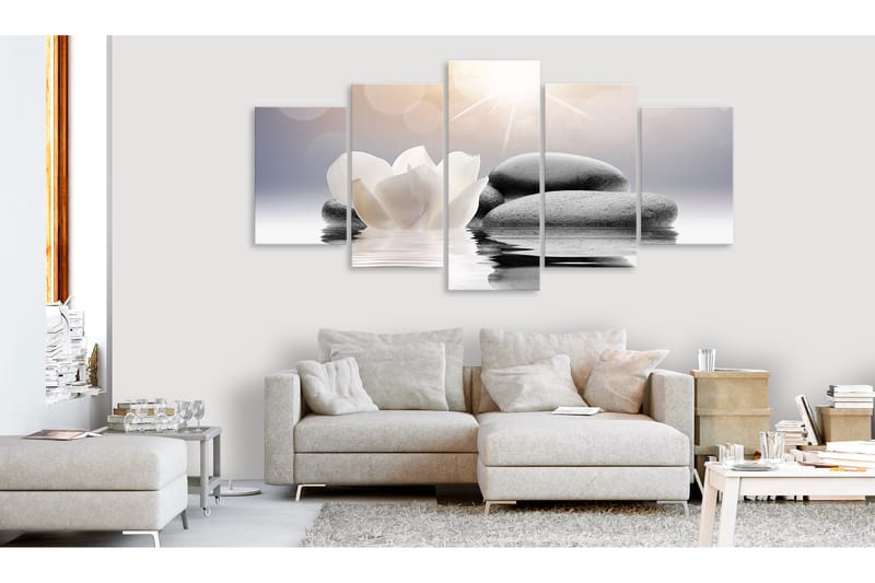 Taulu Natural Lightness 5 Parts Wide 200x100 - Artgeist sp. z o. o. - Sisustustuotteet - Taulu & taide - Canvas-taulu