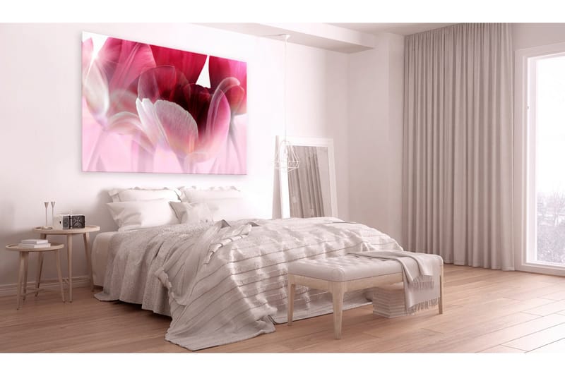 Taulu Nature: Pink Tulips 90x60, Artgeist sp. z o. o.