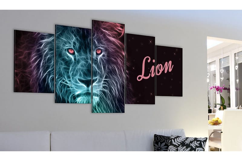 Taulu Neon King 100x50 - Artgeist sp. z o. o. - Sisustustuotteet - Taulu & taide - Canvas-taulu