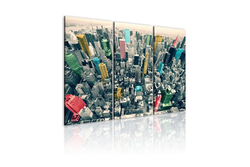 Taulu New York, black&white&colors 120x80 - Artgeist sp. z o. o. - Sisustustuotteet - Taulu & taide - Canvas-taulu