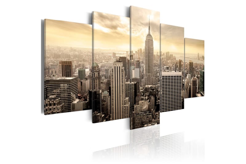 Taulu New York And Sunrise 100x50 - Artgeist sp. z o. o. - Sisustustuotteet - Taulu & taide - Canvas-taulu