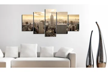 Taulu New York And Sunrise 100x50 - Artgeist sp. z o. o. - Sisustustuotteet - Taulu & taide - Canvas-taulu