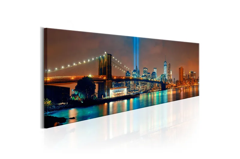 Taulu New York City: Beautiful Night 135x45, Artgeist sp. z o. o.