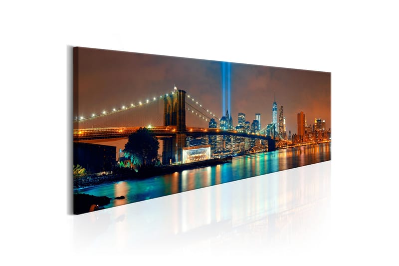 Taulu New York City Beautiful Night 150x50 - Artgeist sp. z o. o. - Sisustustuotteet - Taulu & taide - Canvas-taulu