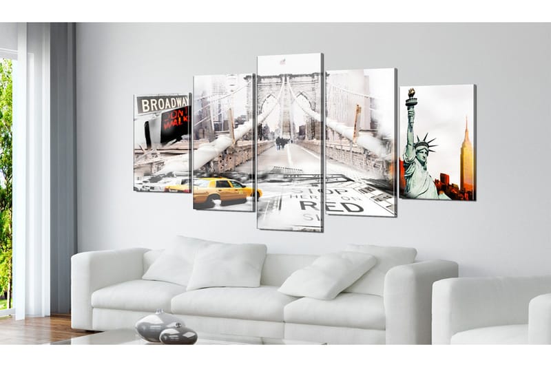 Taulu New York In The Fog 200x100 - Artgeist sp. z o. o. - Sisustustuotteet - Taulu & taide - Canvas-taulu