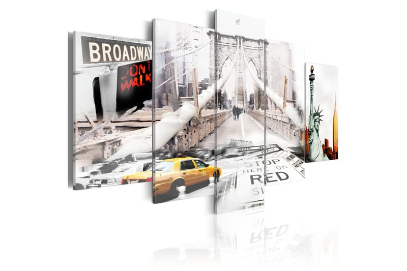 Taulu New York In The Fog 200x100, Artgeist sp. z o. o.