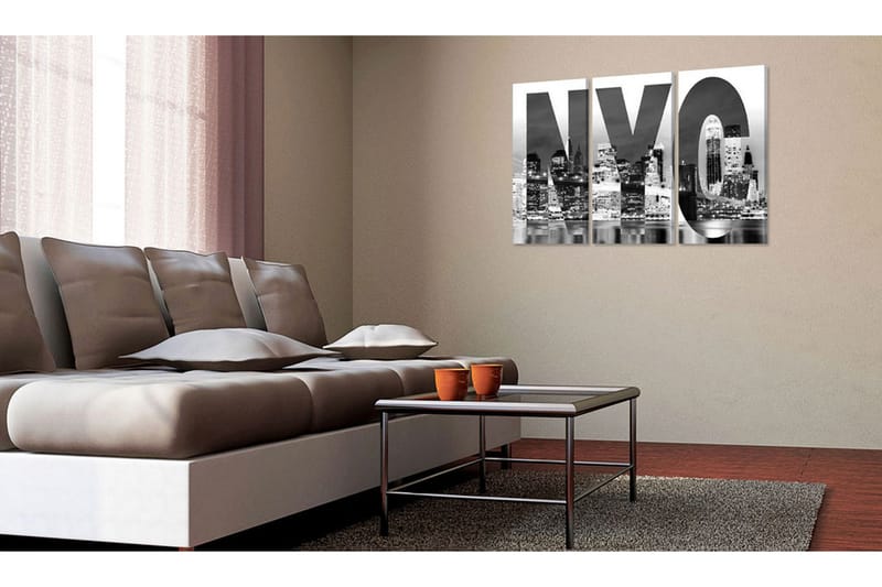 Taulu New York Musta ja valkoinen 60x40 - Artgeist sp. z o. o. - Sisustustuotteet - Taulu & taide - Canvas-taulu