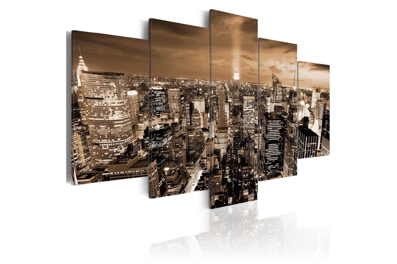 Taulu New York Night Light 200x100, Artgeist sp. z o. o.