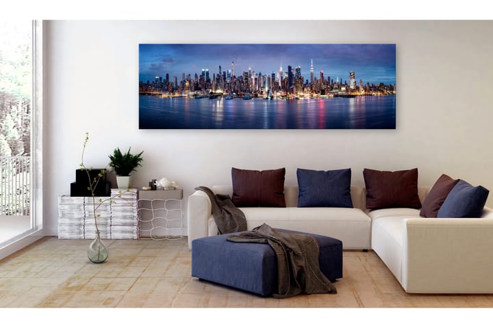 Taulu New York Nights 150x50 - Artgeist sp. z o. o. - Canvas-taulu - Seinäkoristeet