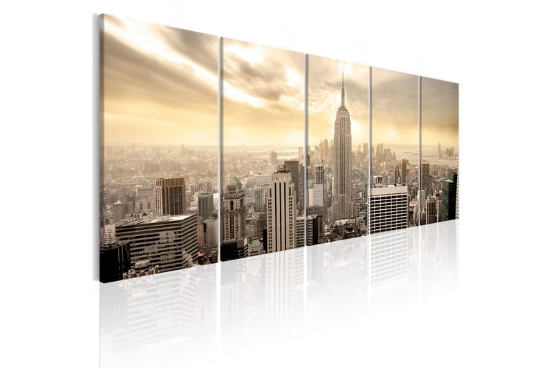 Taulu New York View On Manhattan 225x90 - Artgeist sp. z o. o. - Sisustustuotteet - Taulu & taide - Canvas-taulu