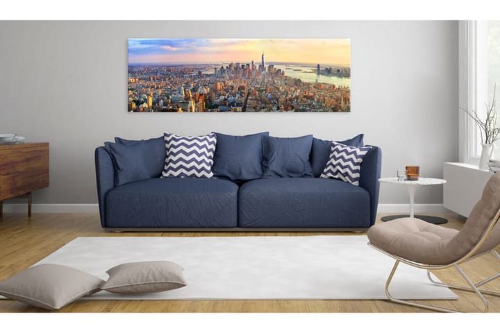 Taulu New York Panorama 135x45 - Artgeist sp. z o. o. - Canvas-taulu - Seinäkoristeet