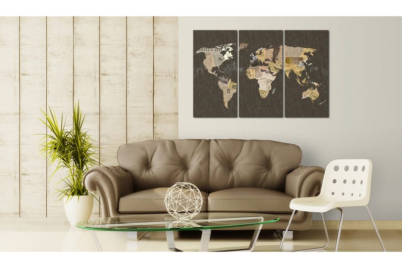 Taulu News Of The World Triptyykki 60x40 - Artgeist sp. z o. o. - Sisustustuotteet - Taulu & taide - Canvas-taulu