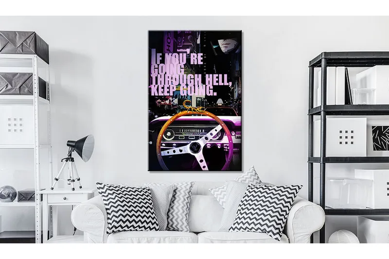 Taulu Night Road 40x60 - Artgeist sp. z o. o. - Sisustustuotteet - Taulu & taide - Canvas-taulu