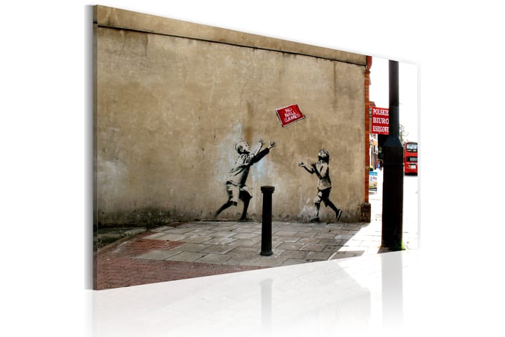 Taulu No Ball Games Banksy 60x40 - Artgeist sp. z o. o. - Canvas-taulu - Seinäkoristeet