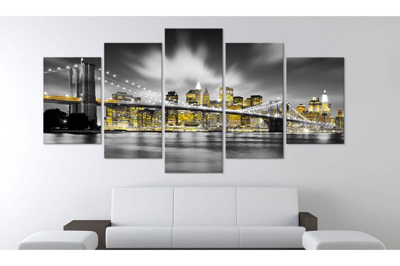 Taulu Nyc Amber Eyes 200x100 - Artgeist sp. z o. o. - Sisustustuotteet - Taulu & taide - Canvas-taulu