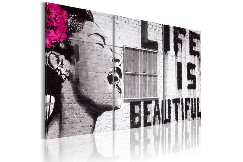 Taulu Onnellinen Motto 120x60 - Artgeist sp. z o. o. - Sisustustuotteet - Taulu & taide - Canvas-taulu