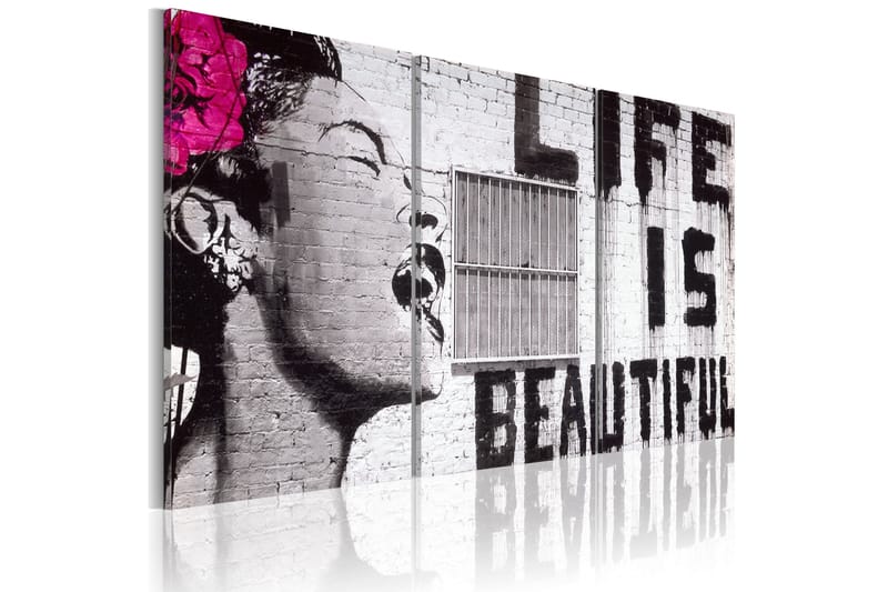 Taulu Onnellinen Motto 60x30, Artgeist sp. z o. o.