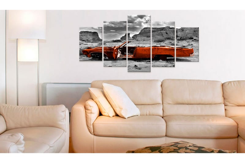 Taulu Orange Car 100x50 - Artgeist sp. z o. o. - Sisustustuotteet - Taulu & taide - Canvas-taulu