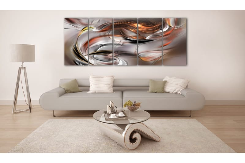 Taulu Orange Chaos 200x80 - Artgeist sp. z o. o. - Sisustustuotteet - Taulu & taide - Canvas-taulu