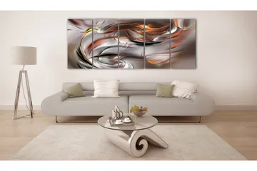 Taulu Orange Chaos 225x90 - Artgeist sp. z o. o. - Sisustustuotteet - Taulu & taide - Canvas-taulu