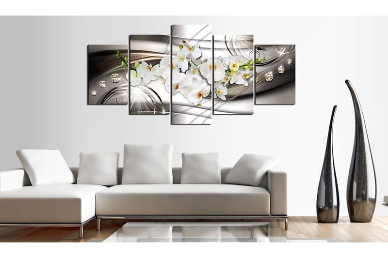 Taulu Orchid With Diamonds 100x50 - Artgeist sp. z o. o. - Sisustustuotteet - Taulu & taide - Canvas-taulu